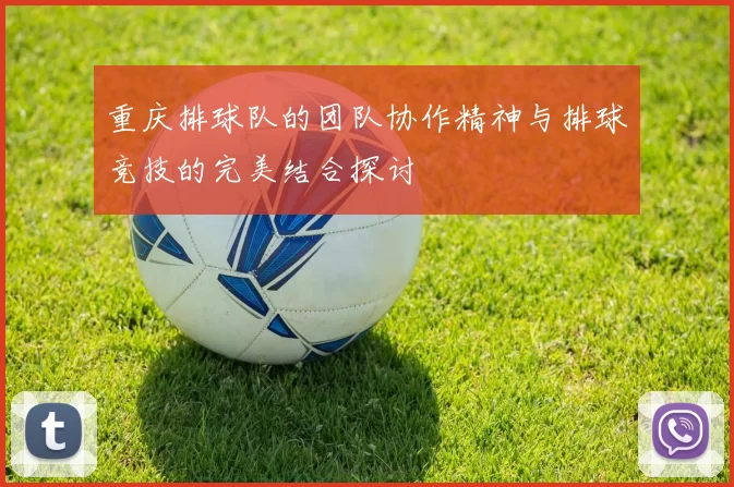 重庆排球队的团队协作精神与排球竞技的完美结合探讨