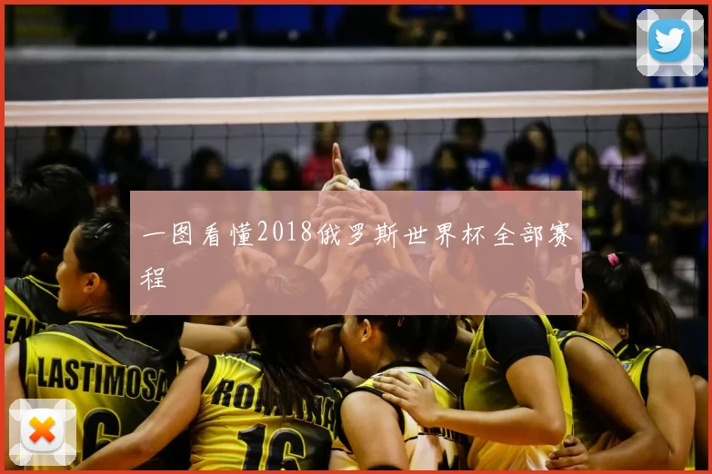 一图看懂2018俄罗斯世界杯全部赛程