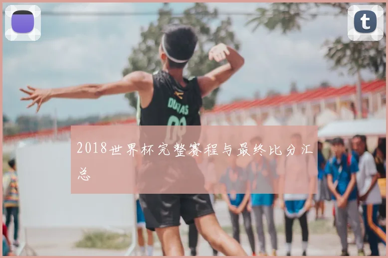 2018世界杯完整赛程与最终比分汇总